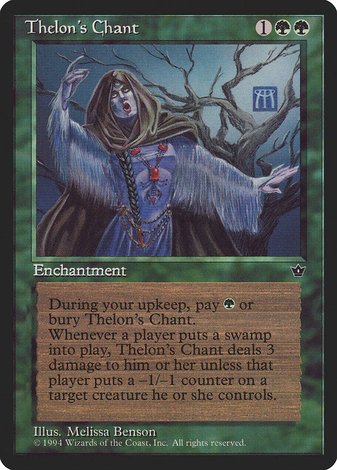 MTG: Fallen Empires 076: Thelons Chant  
