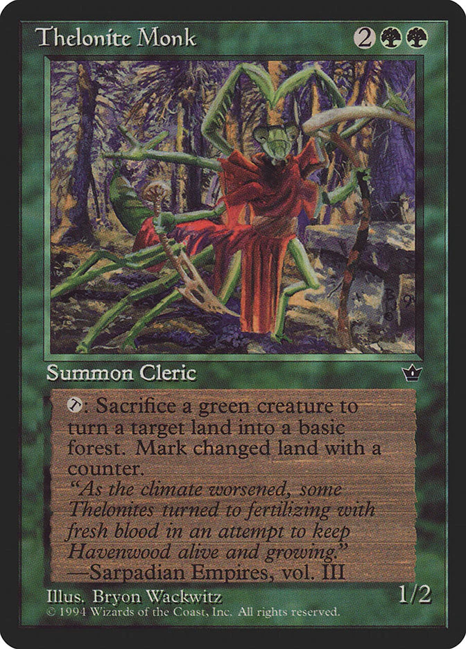 MTG: Fallen Empires 079: Thelonite Monk 