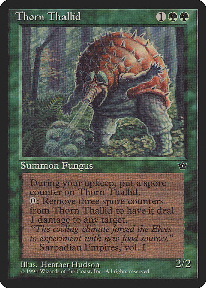 MTG: Fallen Empires 080b: Thorn Thallid 