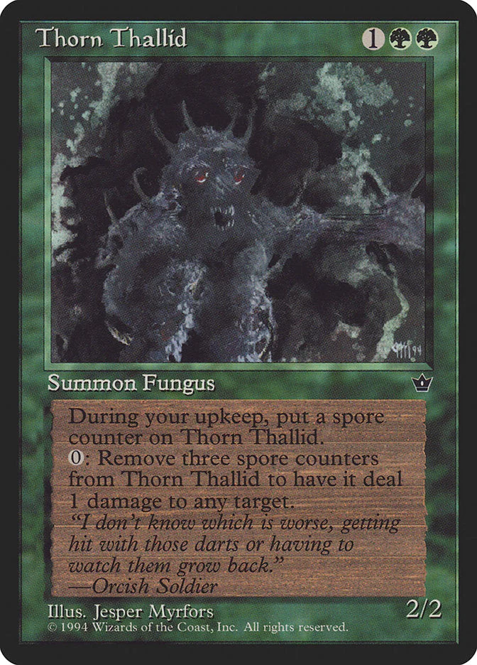 MTG: Fallen Empires 080c: Thorn Thallid 