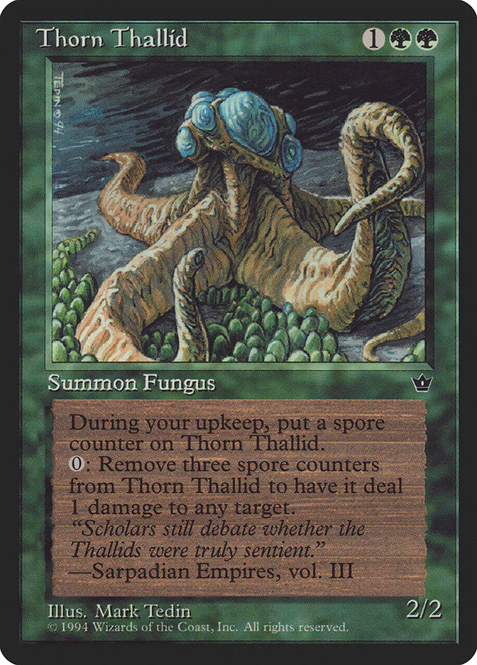 MTG: Fallen Empires 080d: Thorn Thallid 