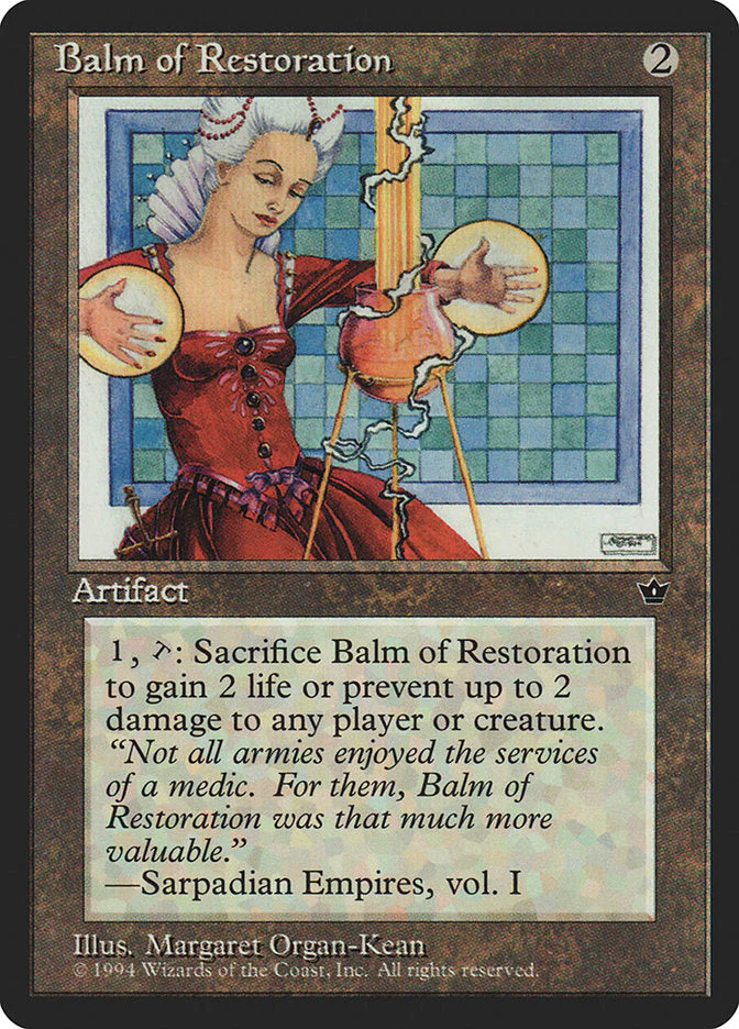 MTG: Fallen Empires 082: Balm of Restoration 