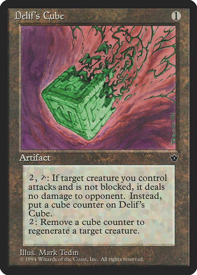 MTG: Fallen Empires 085: Delifs Cube 