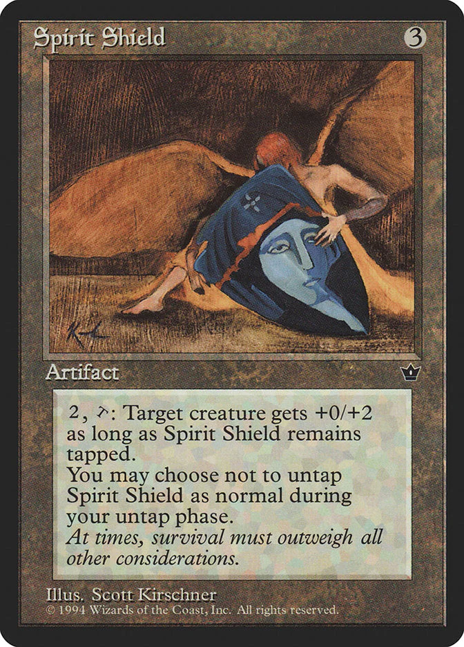 MTG: Fallen Empires 090: Spirit Shield 