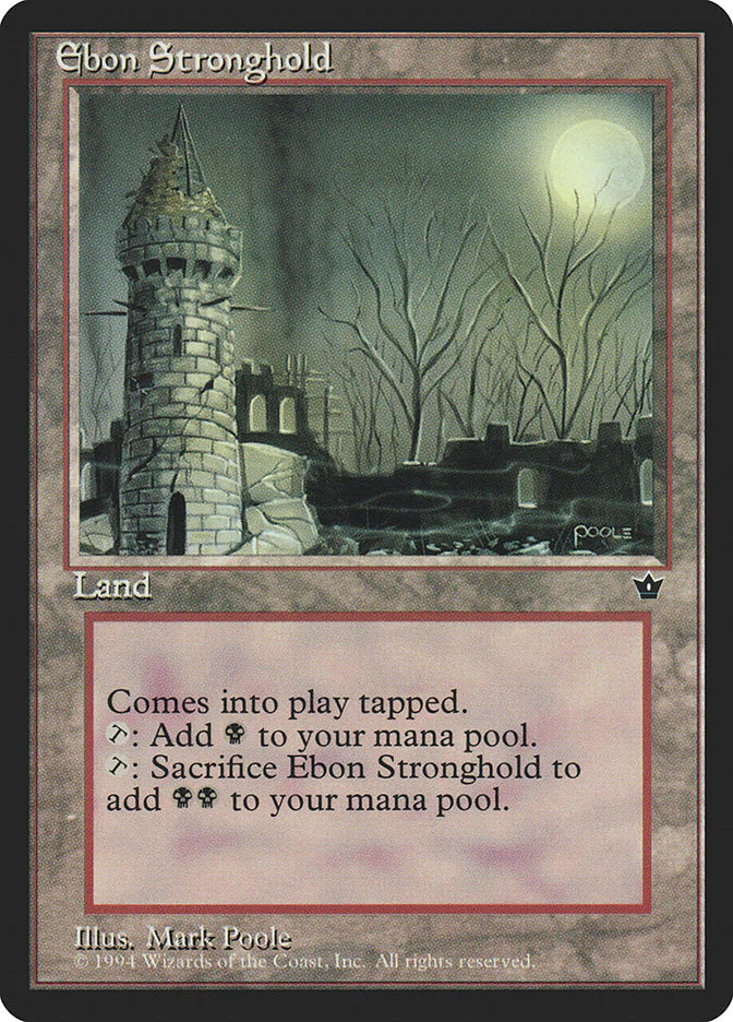 MTG: Fallen Empires 095: Ebon Stronghold 
