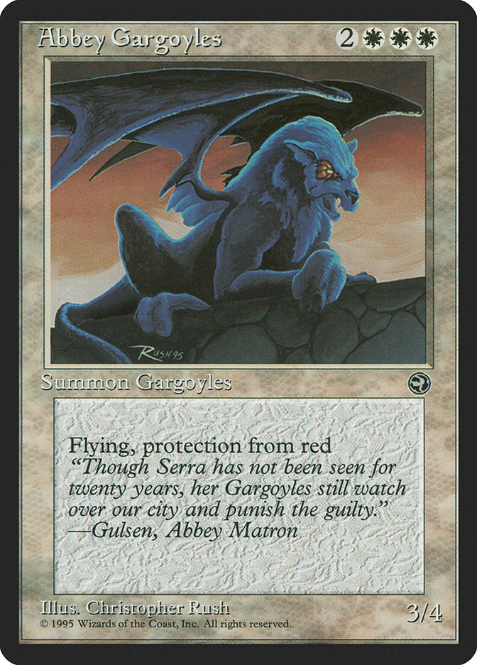 MTG: Homelands 001: Abbey Gargoyles 