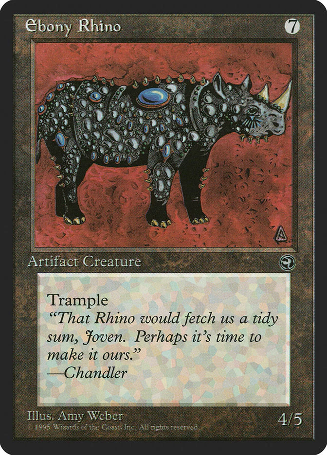 MTG: Homelands 106: Ebony Rhino 