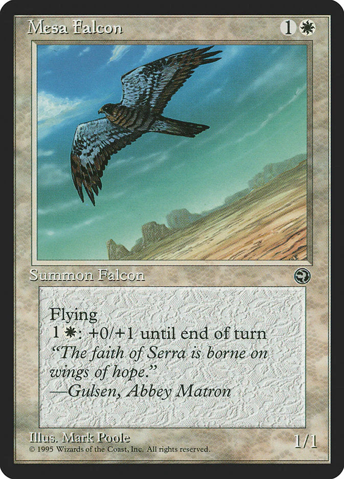 MTG: Homelands 010a: Mesa Falcon (Flying) 