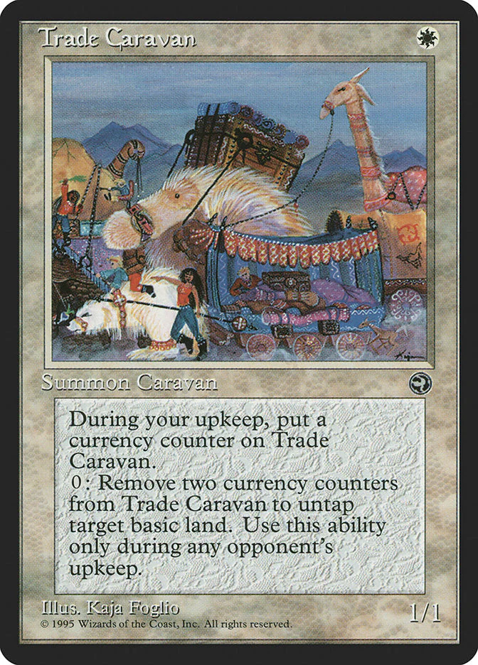MTG: Homelands 019a: Trade Caravan (Giraffe) 