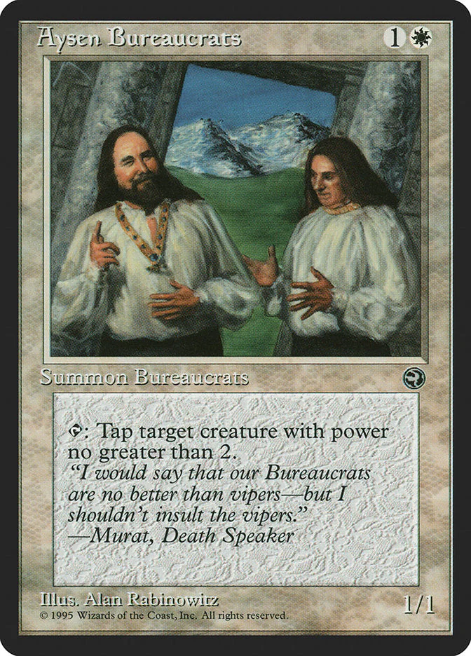 MTG: Homelands 003a: Aysen Bureaucrats (Two People) 