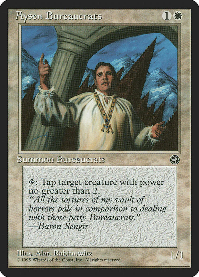 MTG: Homelands 003b: Aysen Bureaucrats (one Person)  