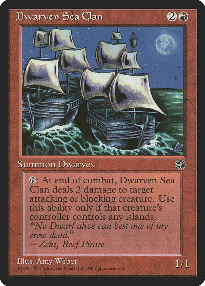 MTG: Homelands 071: Dwarven Sea Clan 