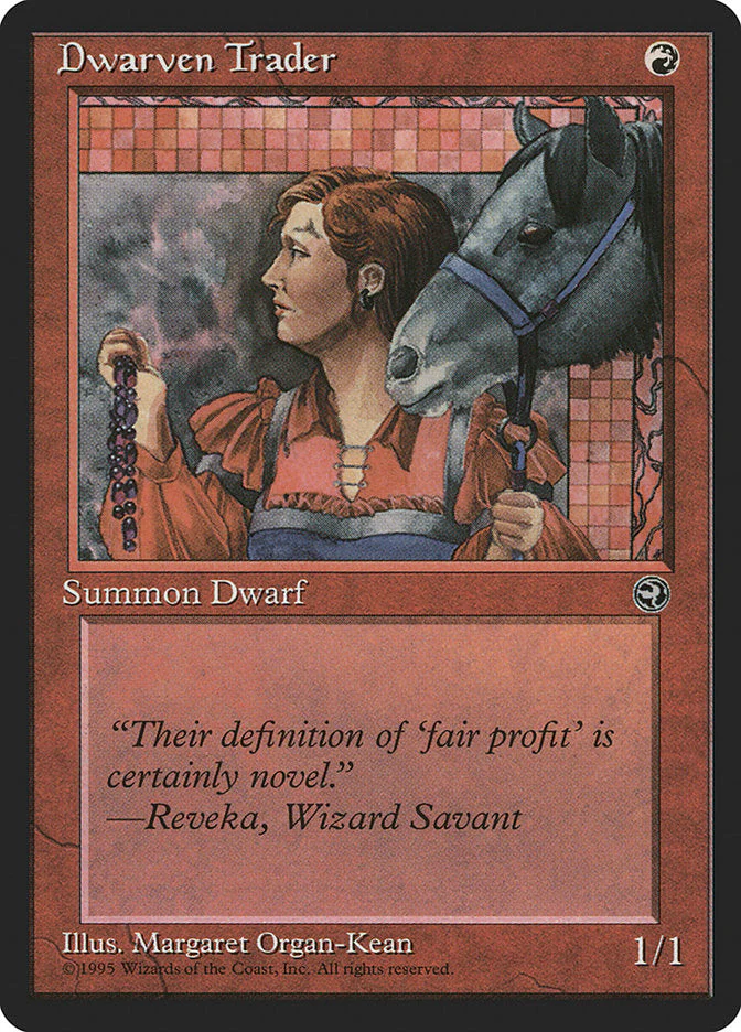 MTG: Homelands 072a: Dwarven Trader (Horse) 
