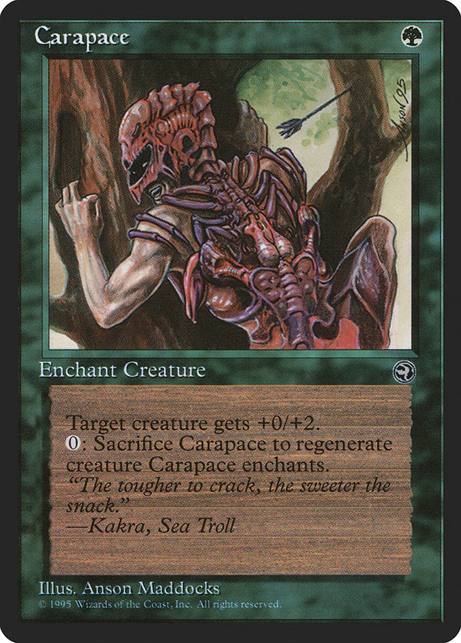 MTG: Homelands 084a: Carapace (Arrow) 