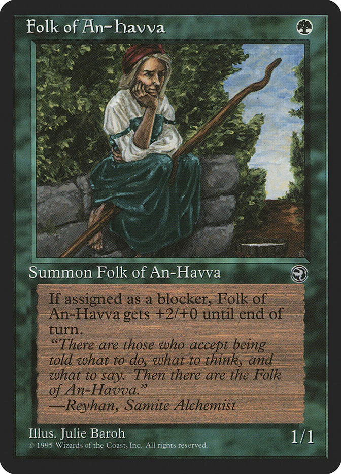 MTG: Homelands 087a: Folk of An-Havva (Sitting) 
