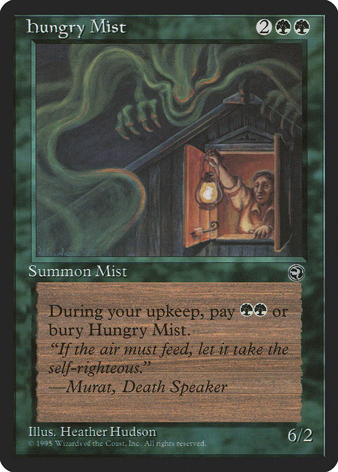 MTG: Homelands 088a: Hungry Mist (Lamp) 
