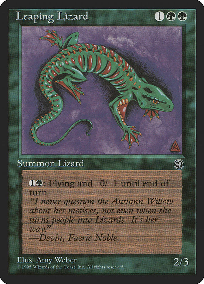 MTG: Homelands 090: Leaping lizard 