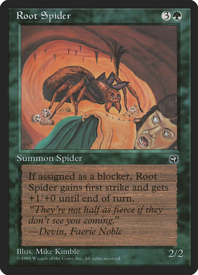 MTG: Homelands 094: Root Spider 