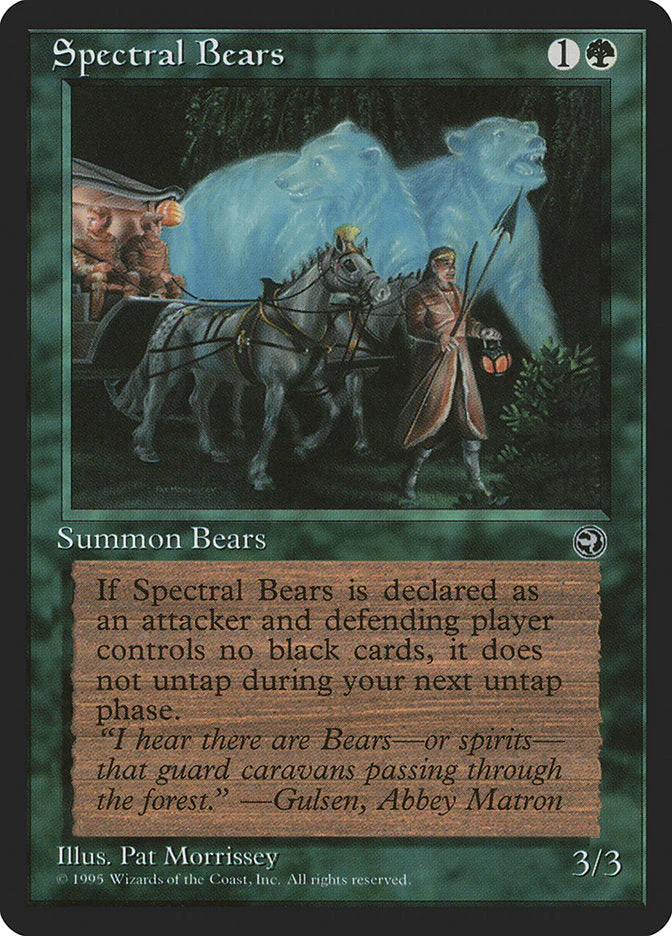 MTG: Homelands: (98) Spectral Bears 