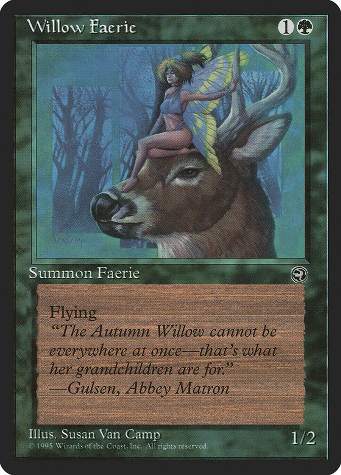 MTG: Homelands 099a: Willow Faerie 