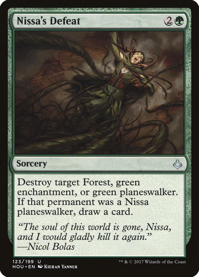 MTG: Hour of Devastation 123: Nissas Defeat 