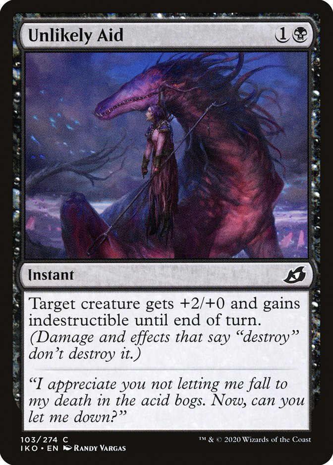 MTG: Ikoria: Lair of Behemoths 103: Unlikely Aid 