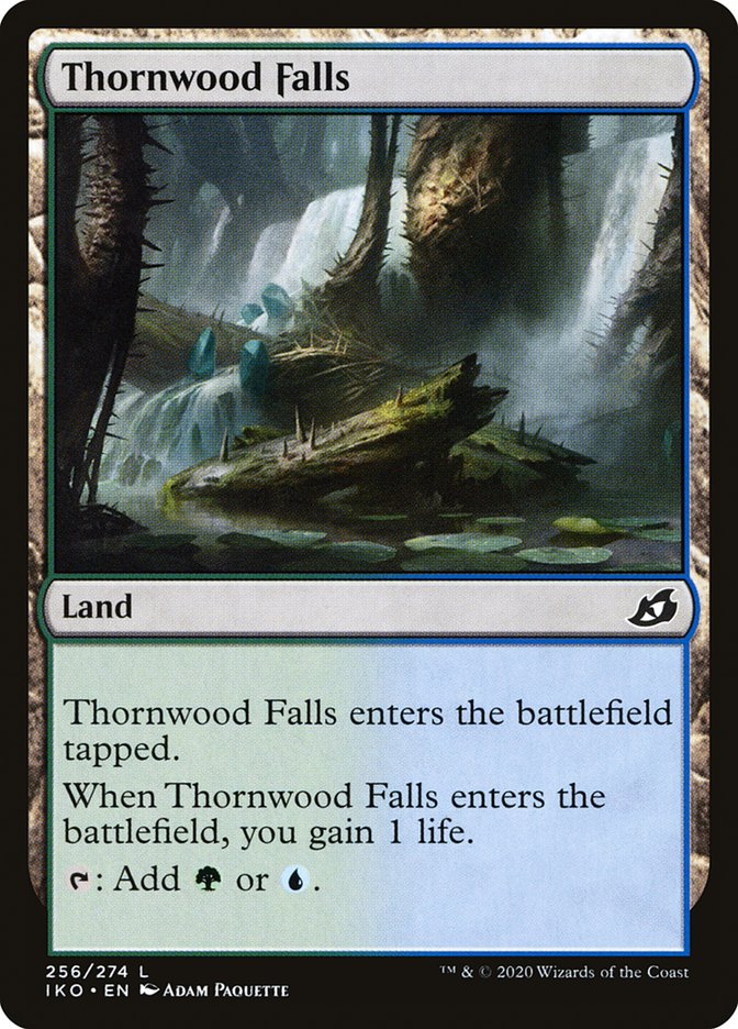 MTG: Ikoria: Lair of Behemoths 256: Thornwood Falls 