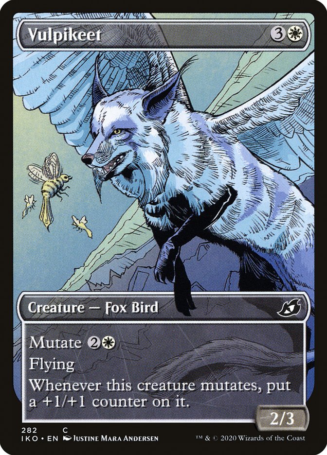 MTG: Ikoria: Lair of Behemoths 282: Vulpikeet (Showcase) 