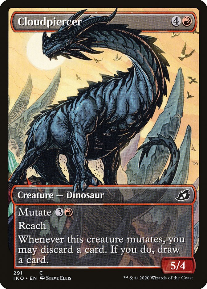 MTG: Ikoria: Lair of Behemoths 291: Cloudpiercer (Showcase) 