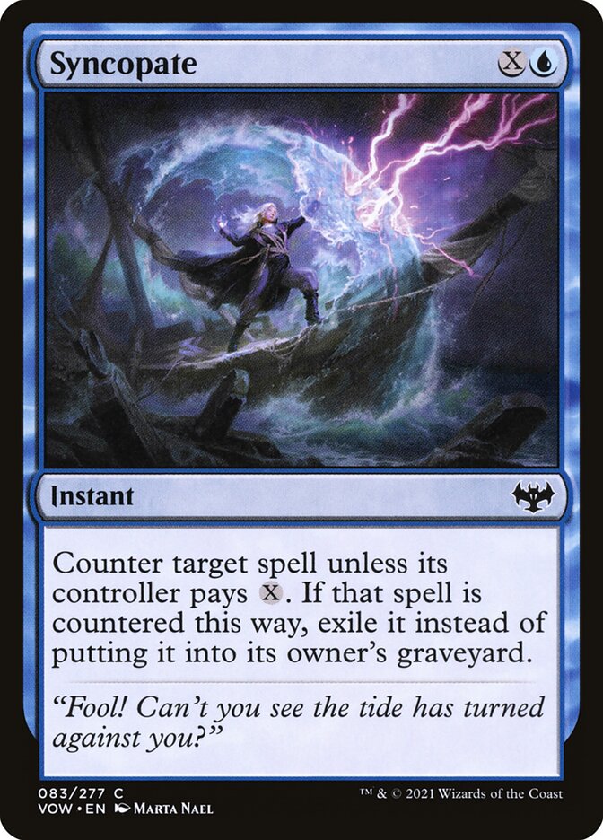 MTG: Innistrad: Crimson Vow 083: Syncopate 