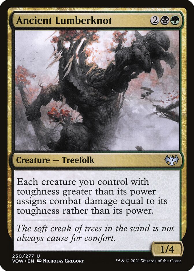 MTG: Innistrad: Crimson Vow 230: Ancient Lumberknot 