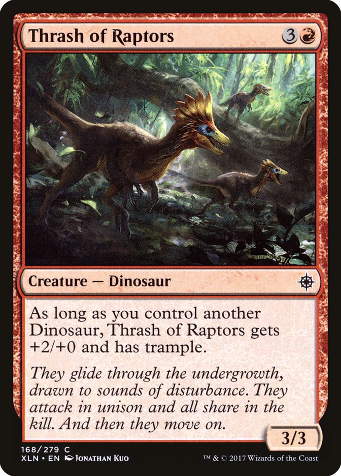MTG: Ixalan 168: Thrash of Raptors 