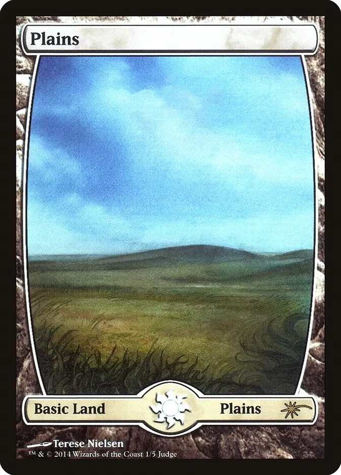 MTG: Judge Gift Promo 2014: Plains [FOIL] 