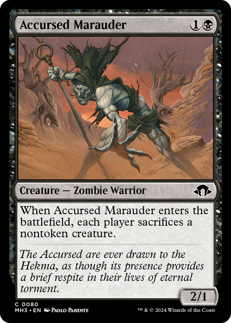 MTG: Modern Horizons 3: Accursed Marauder 