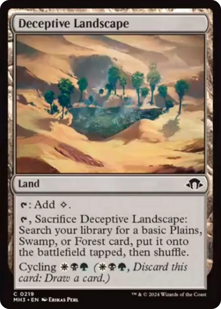 MTG: Modern Horizons 3: Deceptive Landscape 