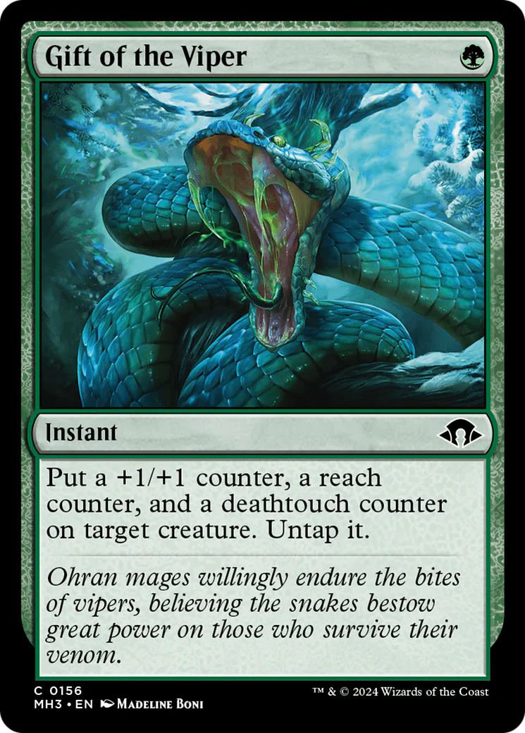 MTG: Modern Horizons 3: Gift of the Viper 