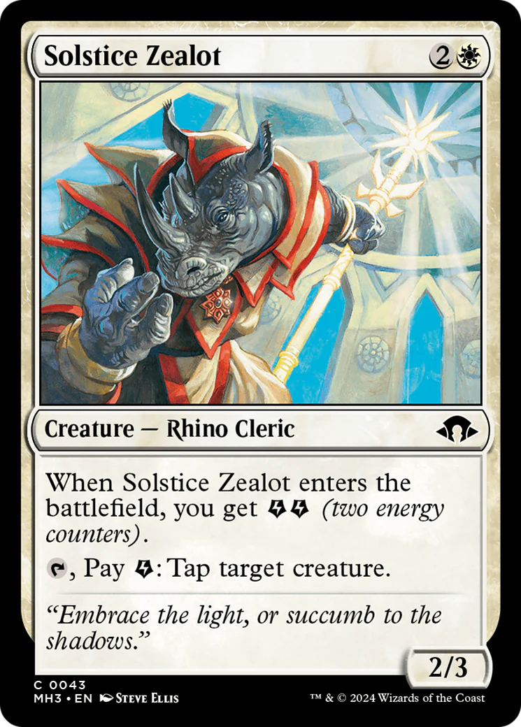 MTG: Modern Horizons 3: Solstice Zealot 