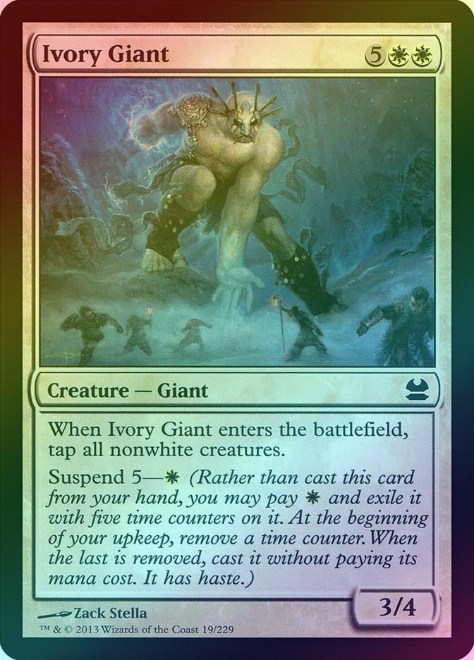 MTG: Modern Masters 019: Ivory Giant (FOIL) 