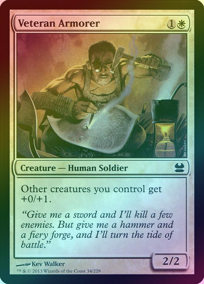 MTG: Modern Masters 034: Veteran Armorer (FOIL) 