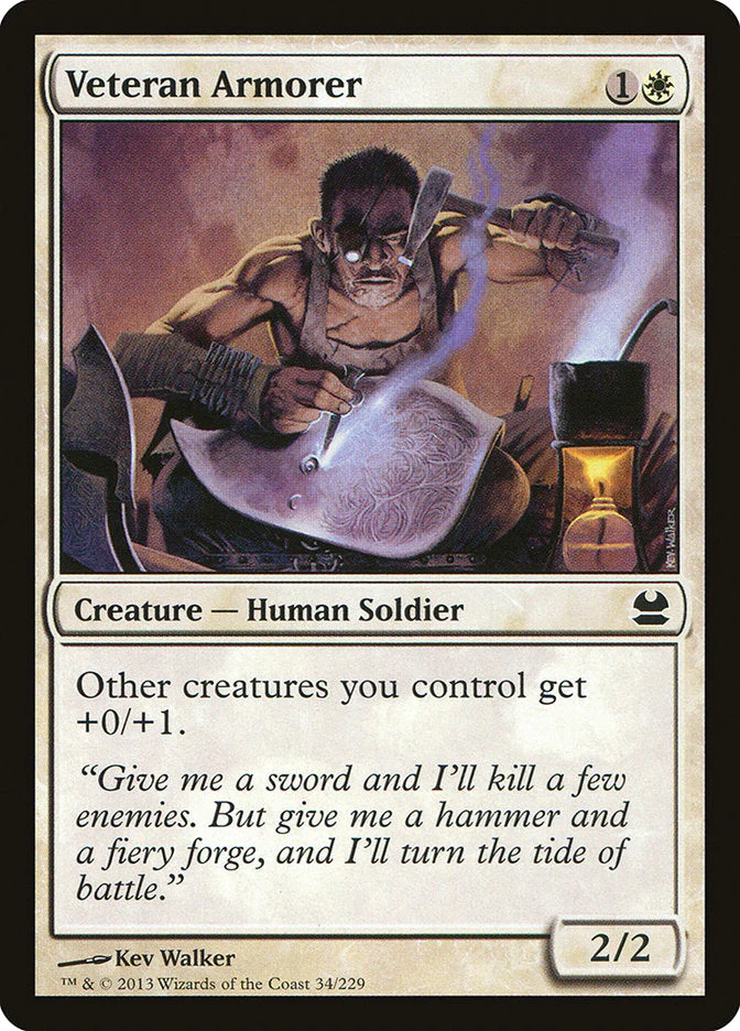 MTG: Modern Masters 034: Veteran Armorer 