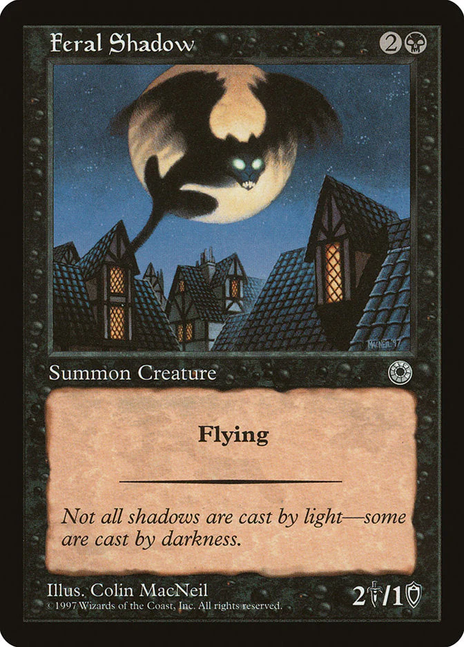 MTG: Portal 093: Feral Shadow 