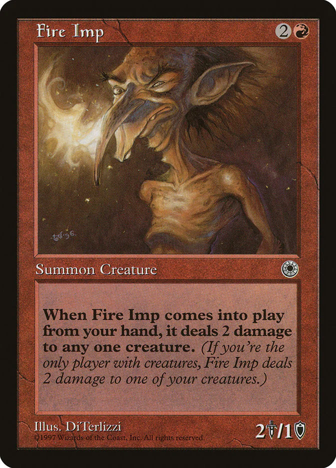 MTG: Portal 126: Fire Imp 