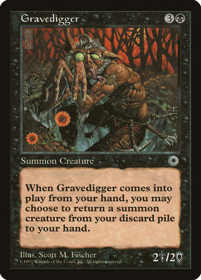 MTG: Portal 095: Grave Digger 