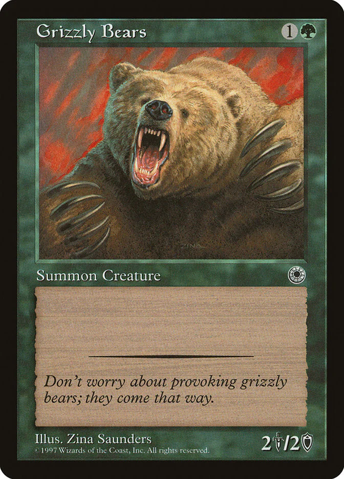 MTG: Portal 169: Grizzly Bears 