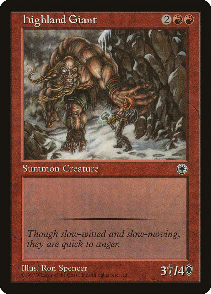 MTG: Portal 132: Highland Giant 