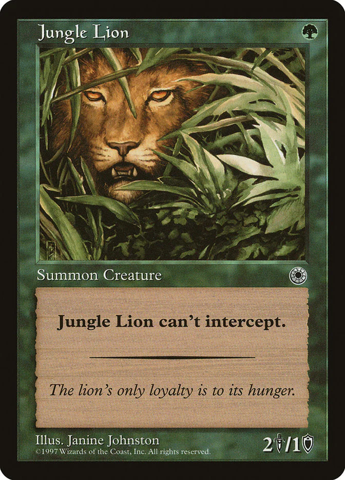 MTG: Portal 171: Jungle Lion 