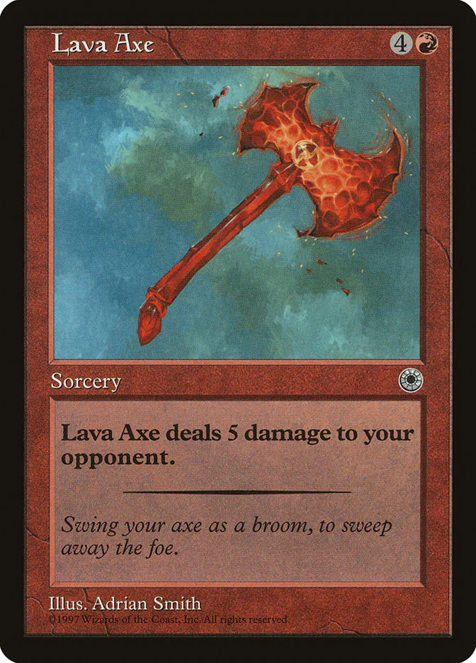 MTG: Portal 137: Lava Axe 