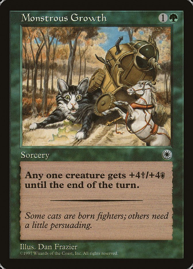 MTG: Portal 173: Monstrous Growth 