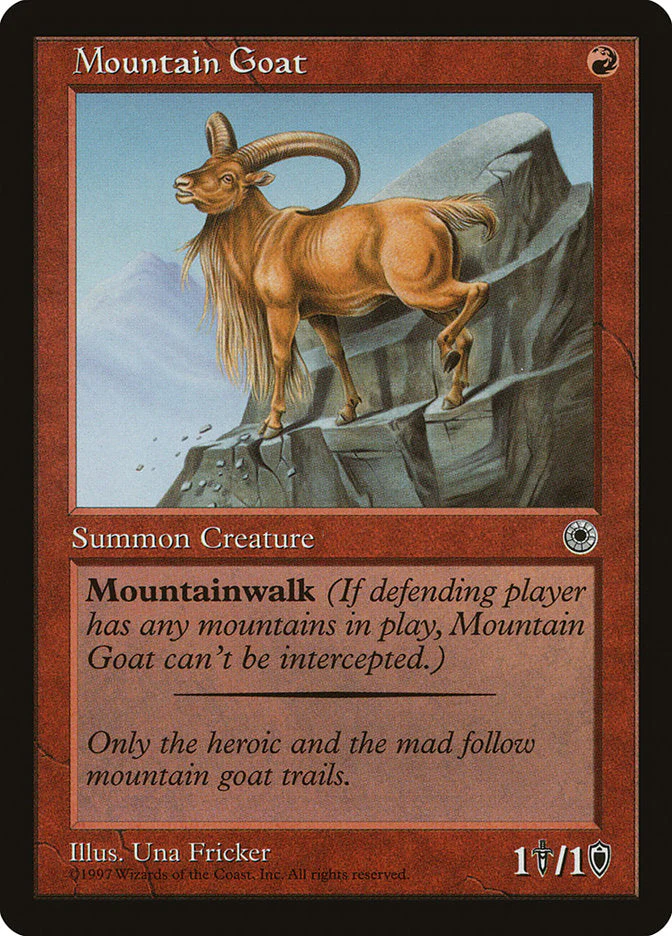 MTG: Portal 141: Mountain Goat 