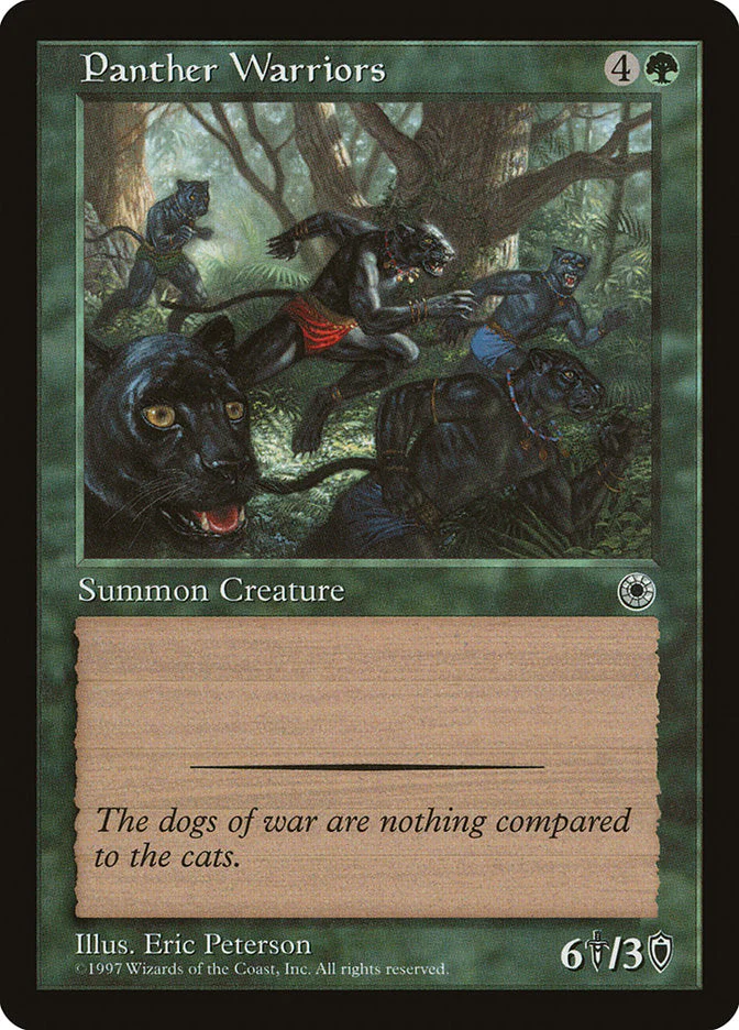 MTG: Portal 180: Panther Warriors 